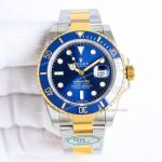 Clean Factory Rolex Submariner 3235 Blue Face Watch 41mm